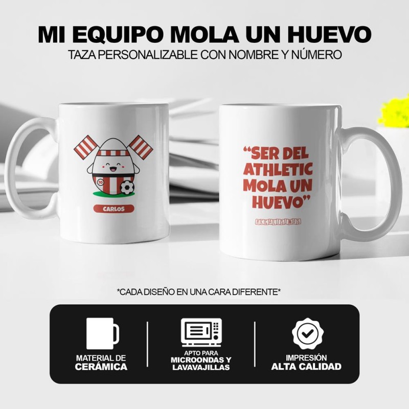 Taza Ser del Athletic Mola un Huevo - Imagen 5