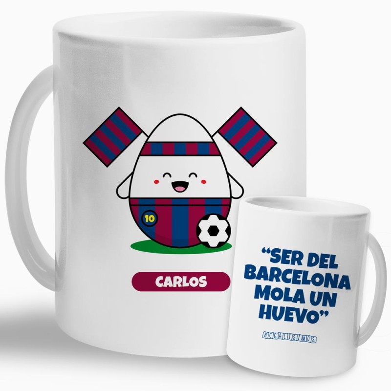 Taza Ser del Barcelona Mola un Huevo