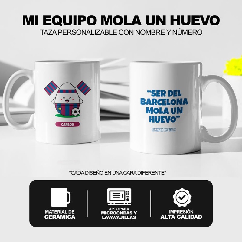 Taza Ser del Barcelona Mola un Huevo - Imagen 5