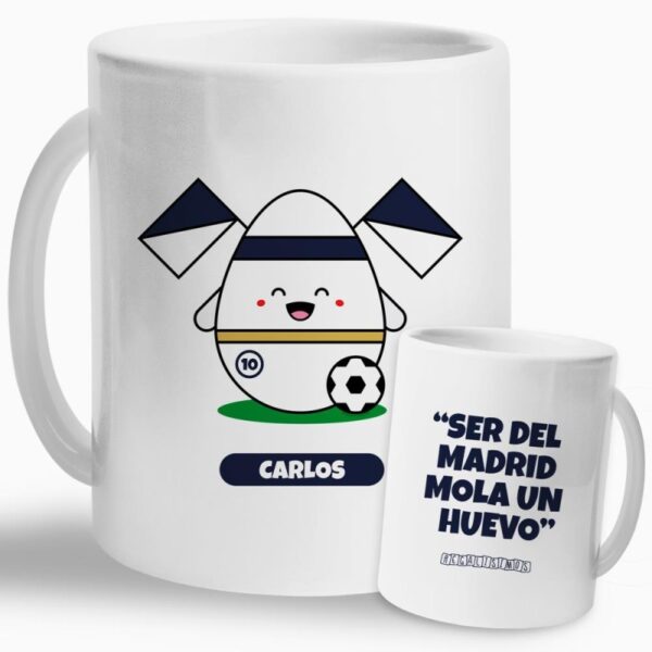 Taza Ser del Madrid Mola un Huevo