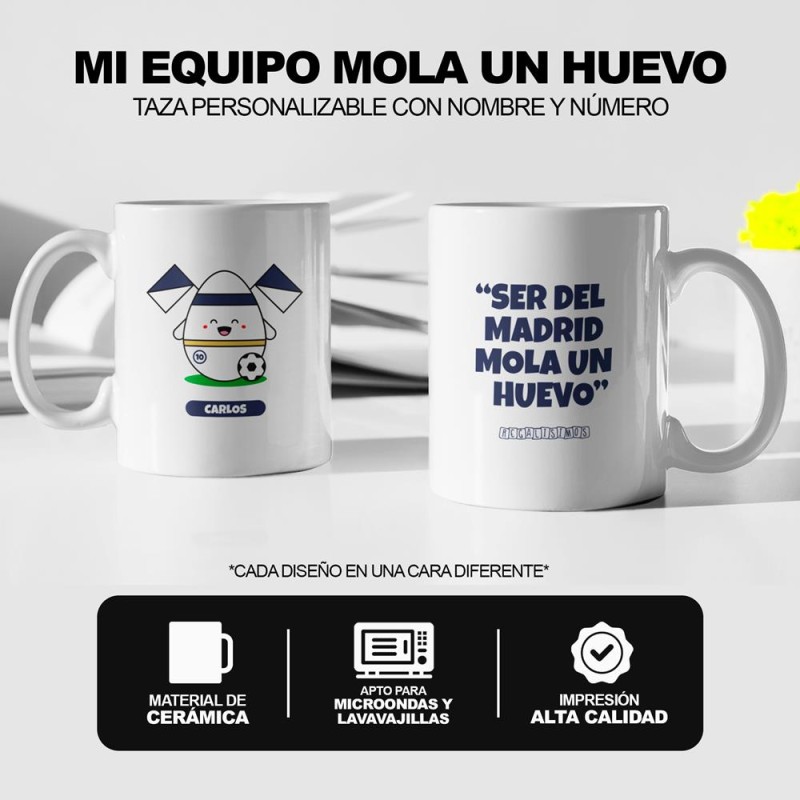 Taza Ser del Madrid Mola un Huevo - Imagen 5