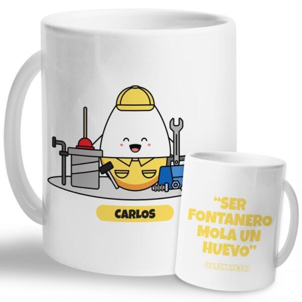 Taza Ser Fontanero Mola un Huevo