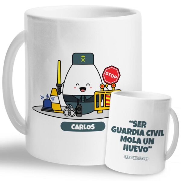 Taza Ser Guardia Civil Mola un Huevo