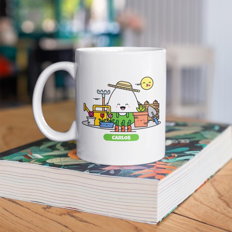 Taza Ser Jardinero Mola un Huevo - Imagen 3