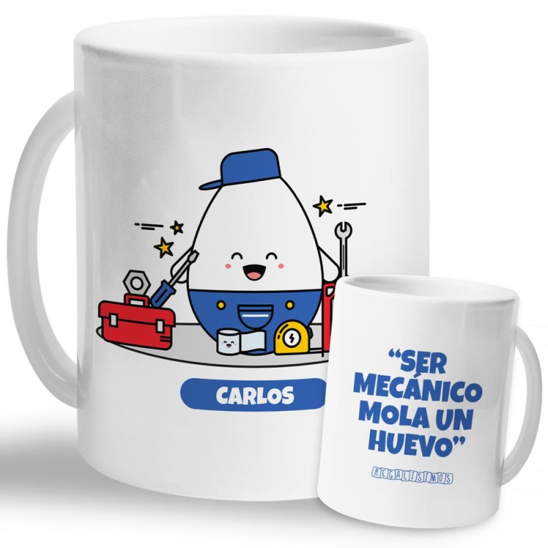 Taza Ser Mecánico Mola un Huevo