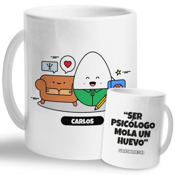 Taza Ser Psicólogo Mola un Huevo