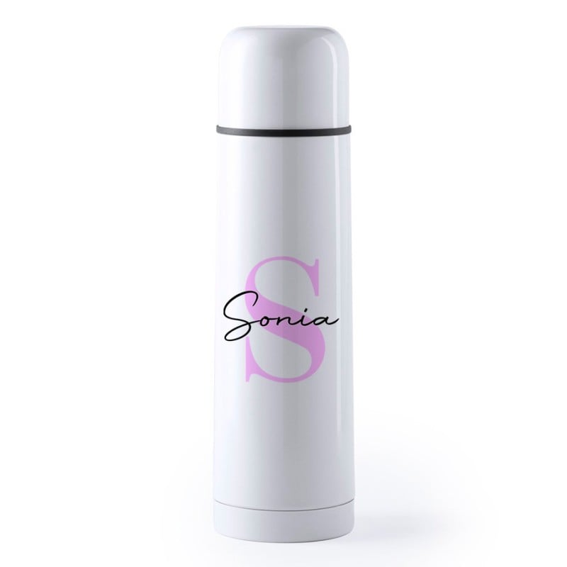 Termo para Café Personalizado con Inicial y Nombre - Imagen 2