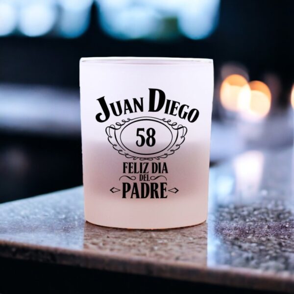 Vaso Personalizado Whisky Feliz Día del Padre